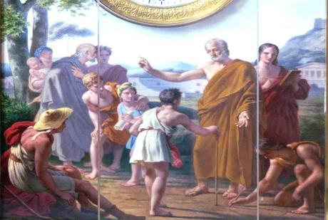 Anaximandro y Anaxímenes en Sevres (París)