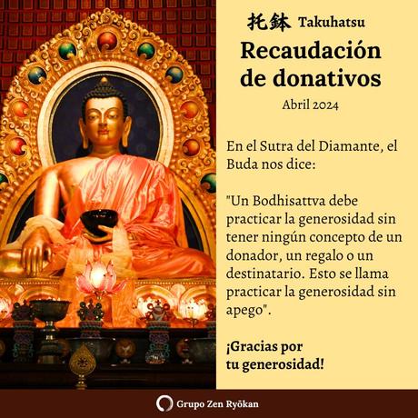 Recaudación de donativos para abril de 2024