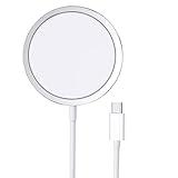 Apple MagSafe Carregador【Certificación MFI Apple】Cargador inalámbrico magnético para iPhone de 15W, cable de carga magnético a USB-C (1M) compatible con iPhone 15/15 Pro/15 Pro Max/14/13/12 Series
