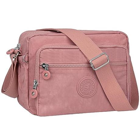 NEWIROVE Bolsos Mujer Bandolera Bolso Cruzado Mujer Casual Impermeable Bolso Bandolera Mujer Mediano Bandolera Mujer Deportiva para Señora, Mujer, Viaje De Compras y Trabajo,Roas