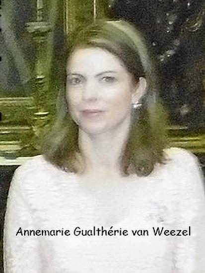 Annemarie Gualthérie van Weezel, esposa de Carlos Javier de Borbón-Parma