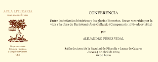 Alejandro Pérez Vidal en Letras
