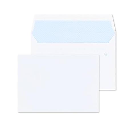 RAYLU PAPER - Pack de sobres blancos de papel con cierre autoadhesivo para envío de documentos y cartas, fácil sellado, 90g/m² de grosor (C5, 10 unidades)