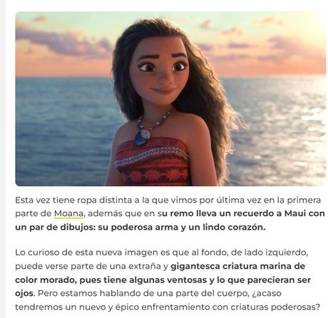 Blog de películas disney: ‘Moana 2’: Disney libera nueva imagen y fecha de estreno