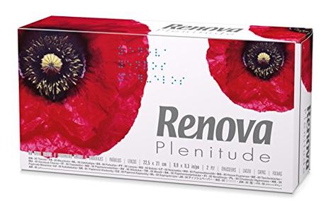 Renova Pañuelos faciales Plenitude Maxi Blancos - 80 pañuelos