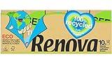 RENOVA Pañuelos de Bolsillo 100% Recycled - 10 Paquetitos