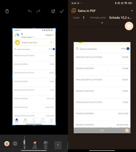 Cómo descargar la lista de movimientos de Postepay