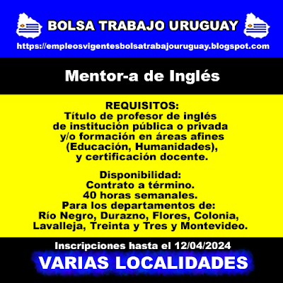 Mentor-a de Inglés Mentor-a de Inglés