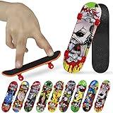 Finger Skateboards,12 Piezas Mini Finger Skate Profesionales Mini Diapasón Monopatines para Dedos Fingerboards Juguete Skatepark Regalo Creativo de Juegos Deportivos para Niños
