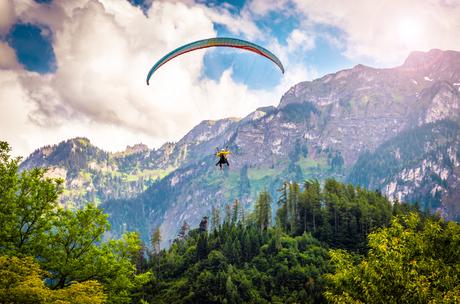 13 cosas que hacer en Interlaken Parapente-Interlaken