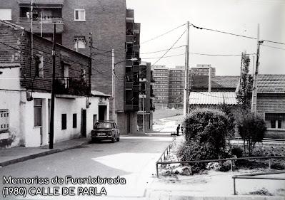 Calle de Parla en 1980