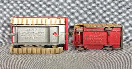 Transporte de caballos y tractor para la nieve ambas piezas #35 de Matchbox