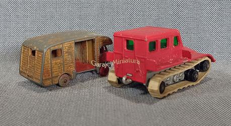 Transporte de caballos y tractor para la nieve ambas piezas #35 de Matchbox