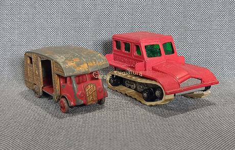 Transporte de caballos y tractor para la nieve ambas piezas #35 de Matchbox