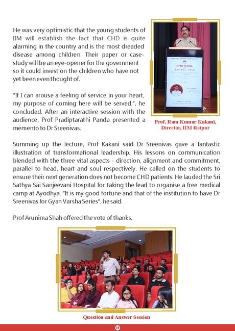 Sai Sanjeevani Newsletter: February  - March 2024 Edition