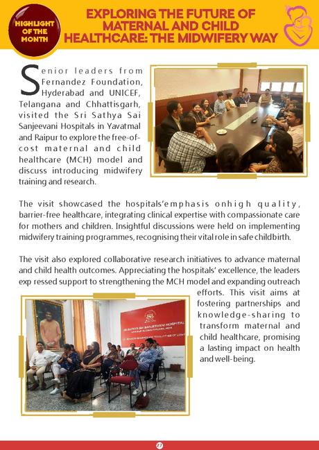 Sai Sanjeevani Newsletter: February  - March 2024 Edition