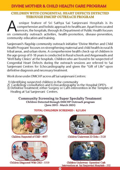 Sai Sanjeevani Newsletter: February  - March 2024 Edition