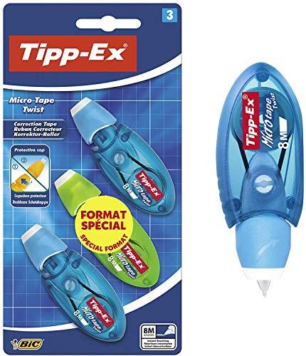 Tipp-Ex Micro - Cinta correctora, colores surtidos (3 unidades)