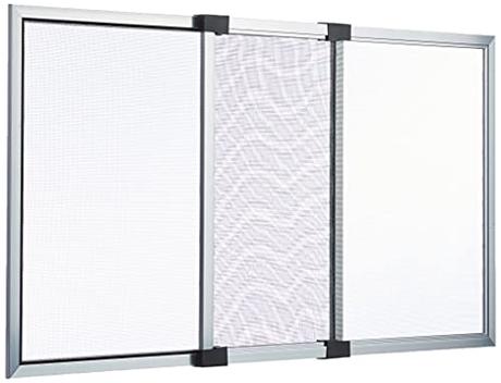 Vigor 75005 mosquitera, extensible, anodizado, Altura de 50 x 40 cm