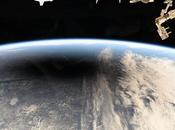 eclipse solar pasado visto desde espacio