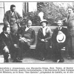 1911 Santander: Galdós, Estrañi y Margarita Xirgu en “San Quintín”