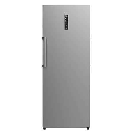 Cecotec Congelador Vertical Bolero CoolMarket UF 380, 380 Litros, Ahorro Energético, Motor Inverter Plus, Total No Frost, Pantalla de Control, Convertible a Frigorífico, Acero Inox