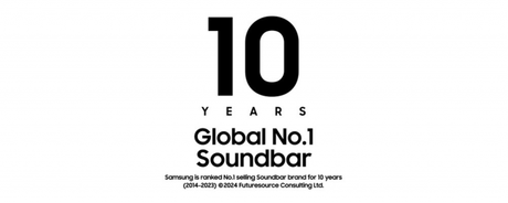 Samsung mantiene liderazgo por décimo año consecutivo en el mercado global de barras de sonido