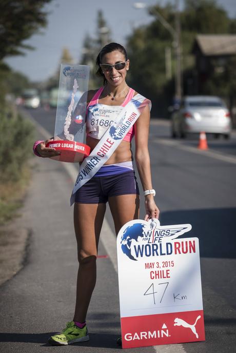 Karen Torrealba y sus victorias en Wings For Life World Run: «Son de esos momentos que quedan grabados en tu memoria y corazón» Karen Torrealba Paola - Winner