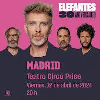 Concierto de Elefantes en el Teatro Circo Price