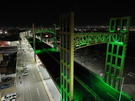 Ricardo Gallardo inaugura puente de la Calle 71 en Circuito Potosí
