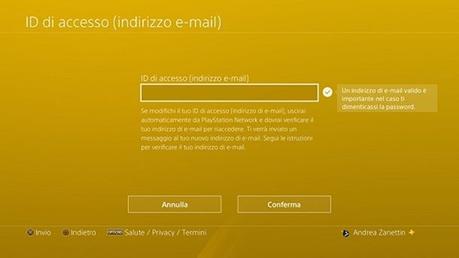 Cómo cambiar el correo electrónico en PS4