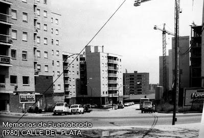 Calle del Plata en 1980