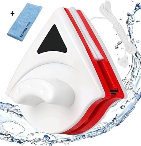 Limpiador Cristales Magnetico - !! Nueva Versión !!, Mas delgado y ligero, Imanes de Neodimio más Potentes y nuevas escobillas más flexibles - Limpia Cristales Magnetico, Limpia Ventanas