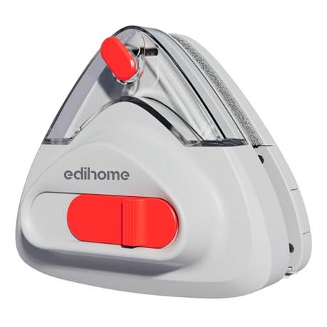 Edihome, Limpia Cristales Magnético Ajustable, Entre 5-25mm, para Ventanas de Doble Cristal, Limpiador Vidrios de Dos Caras, Profesional, Regulable para Todo Tipo de Ventanas