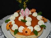Tarta melocotón mango