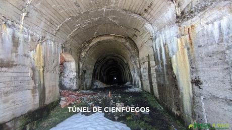 Túnel de Cienfuegos por la vertiente de Ibias