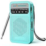 Radio Portatil Pequeña, Transistores Radio FM Am con Excelente Señal, Calidad de Sonido Superior, Fácil de Usar Mini Radio de Bolsillo, Radio Pilas Pequeña Funciona con AA Pilas