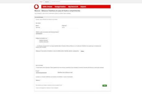 Cómo bloquear la SIM de Vodafone