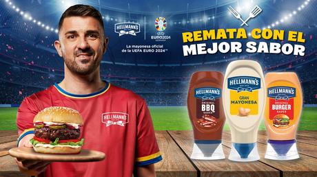 Villa reaparece por la Eurocopa para promocionar las salsas Hellmann's 