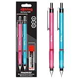 Rotring 2102711 Visuclick portaminas, Color Rosa/Azul, Juego de 26 piezas