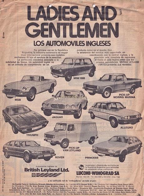 Luconi-Winograd y sus automóviles importados desde Gran Bretaña Luconi-Winograd y sus automóviles importados desde Gran Bretaña
