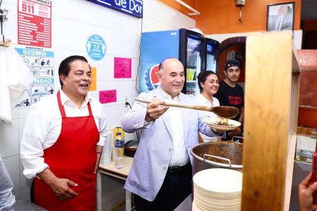 Inicia campaña Enrique Galindo destacando avances en seguridad de San Luis Potosí