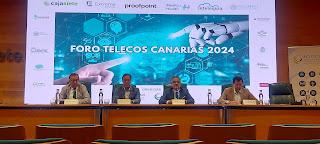 Foro Telecos Canarias 2024 el 12.04.2024 en el salón de actos de Caja Siete