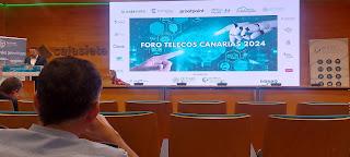 Foro Telecos Canarias 2024 el 12.04.2024 en el salón de actos de Caja Siete