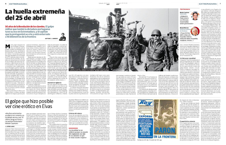 Periódico HOY. Extremadura El golpe que hizo posible ver ...