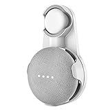 Cozycase Soporte para Google Nest Mini, Google Home Mini, gestión de Cables incorporada sin Tornillos (Blanco + Gris)