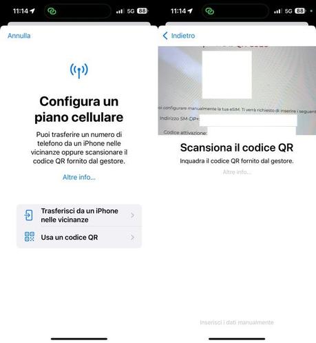 Cómo transferir eSIM de iPhone a iPhone