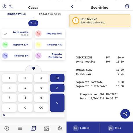 Aplicación de recibo de impuestos