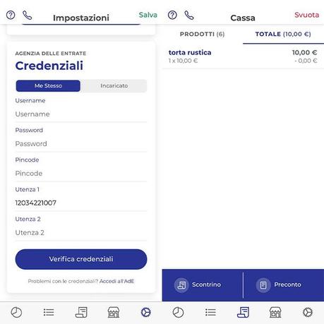 Aplicación de recibo de impuestos
