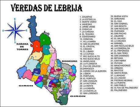 Influencia de la cultura en el comercio regional Resultado de imagen para veredas de lebrija santander